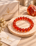 Fire Stone (Carnelian) Bracelet – Fertility, Sexual Wellness & Vitality