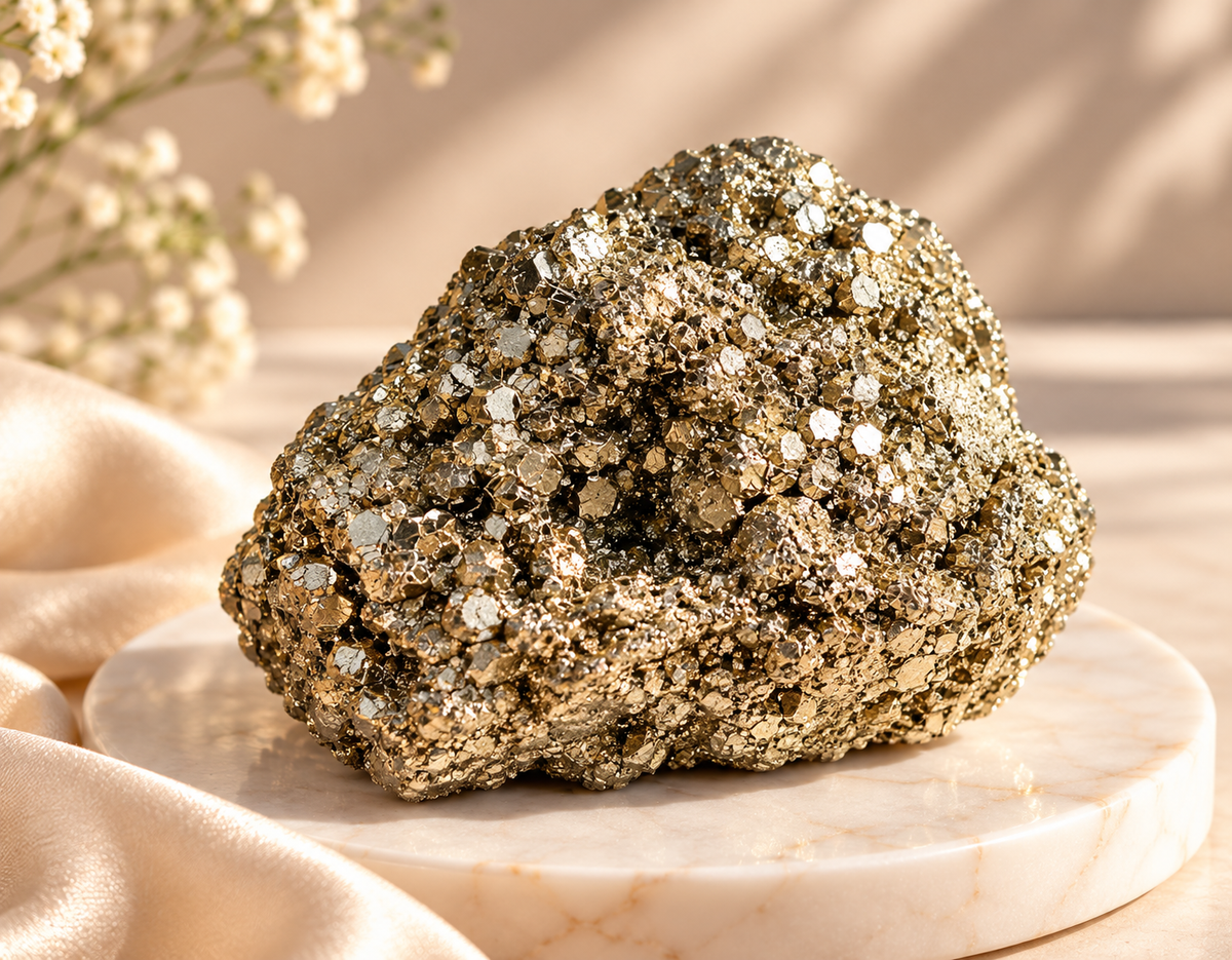 1kg Raw Pyrite Cluster – Wealth, Abundance & Success