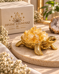 Fengshui Citrine Tortoise – Wealth, Abundance & Career Growth