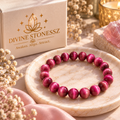 Pink Tiger Eye Bracelet – Love, Emotional Healing & Harmony
